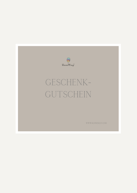 Geschenk Gutschein Kleine May