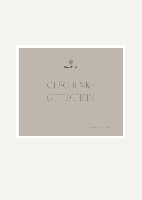 Geschenk Gutschein Kleine May